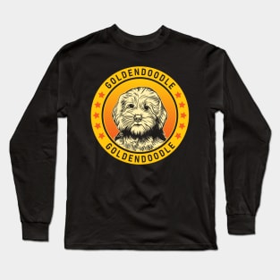 Goldendoodle Dog Portrait Long Sleeve T-Shirt